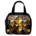 Golden Mosaic Tiles  Classic Handbag (Two Sides) Back