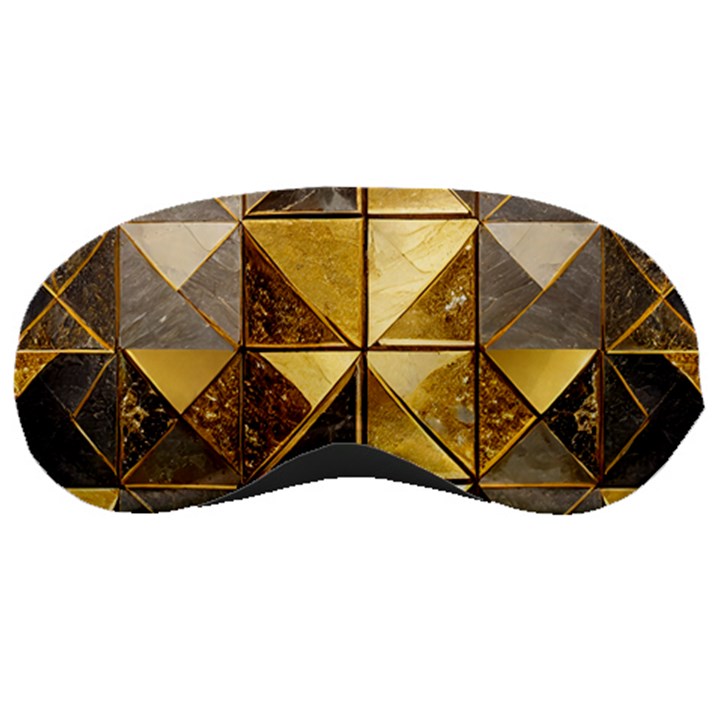 Golden Mosaic Tiles  Sleep Mask