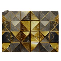 Golden Mosaic Tiles  Cosmetic Bag (xxl) by essentialimage365