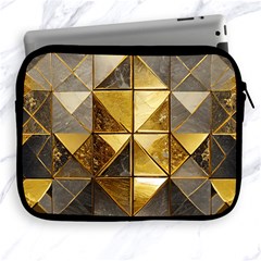 Golden Mosaic Tiles  Apple Ipad 2/3/4 Zipper Cases by essentialimage365