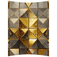 Golden Mosaic Tiles  Back Support Cushion by essentialimage365