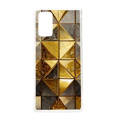 Golden Mosaic Tiles  Samsung Galaxy Note 20 Tpu Uv Case by essentialimage365