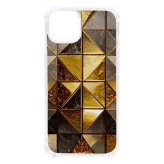 Golden Mosaic Tiles  Iphone 13 Tpu Uv Print Case by essentialimage365