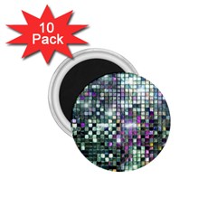 Disco Mosaic Magic 1 75  Magnets (10 Pack)  by essentialimage365