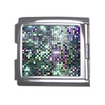 Disco Mosaic Magic Mega Link Italian Charm (18mm) Front