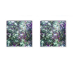 Disco Mosaic Magic Cufflinks (square) by essentialimage365