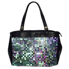 Disco Mosaic Magic Oversize Office Handbag (2 Sides) by essentialimage365