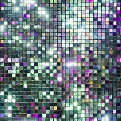 Disco Mosaic Magic Play Mat (square) by essentialimage365