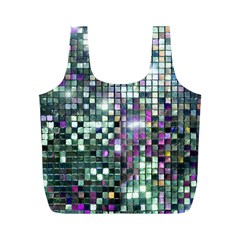 Disco Mosaic Magic Full Print Recycle Bag (m) by essentialimage365