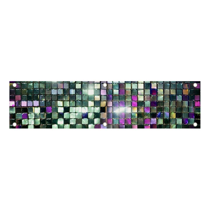 Disco Mosaic Magic Banner and Sign 4  x 1 