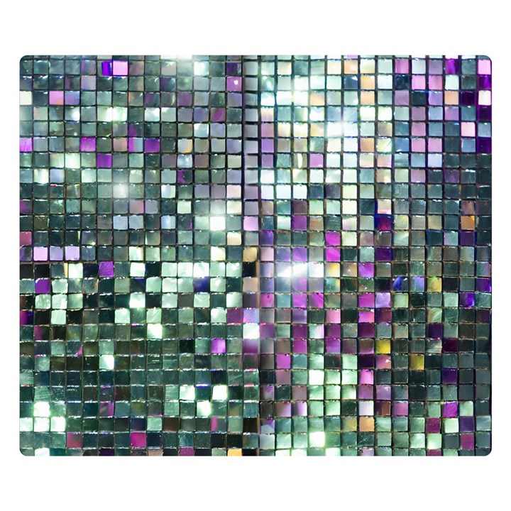 Disco Mosaic Magic Premium Plush Fleece Blanket (Small)