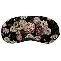 Elegant Seamless Pattern Blush Toned Rustic Flowers Sleep Mask by Hannah976