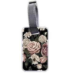 Elegant Seamless Pattern Blush Toned Rustic Flowers Luggage Tag (two Sides) by Hannah976