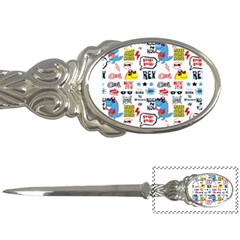 Monster Cool Seamless Pattern Letter Opener by Hannah976