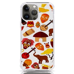 Africa Jungle Ethnic Tribe Travel Seamless Pattern Vector Illustration Iphone 13 Pro Max Tpu Uv Print Case by Hannah976