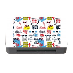 Monster Cool Seamless Pattern Memory Card Reader With Cf by Hannah976