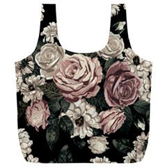 Elegant Seamless Pattern Blush Toned Rustic Flowers Full Print Recycle Bag (xxl) by Hannah976