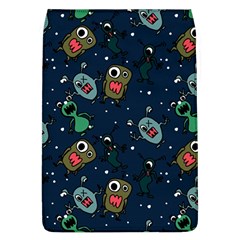 Monster Alien Pattern Seamless Background Removable Flap Cover (l) by Hannah976