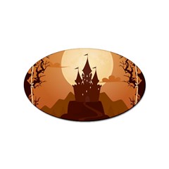 Beautiful Castle Sticker Oval (10 Pack) by Hannah976