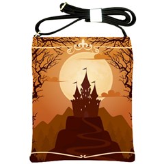 Beautiful Castle Shoulder Sling Bag by Hannah976