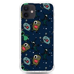 Monster Alien Pattern Seamless Background Iphone 12/12 Pro Tpu Uv Print Case by Hannah976