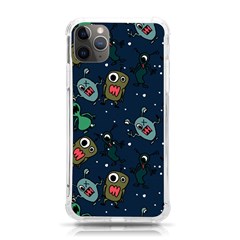 Monster Alien Pattern Seamless Background Iphone 11 Pro Max 6 5 Inch Tpu Uv Print Case by Hannah976