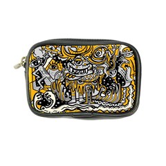 Crazy Abstract Doodle Social Doodle Drawing Style Coin Purse by Hannah976