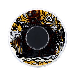 Crazy Abstract Doodle Social Doodle Drawing Style On-the-go Memory Card Reader by Hannah976