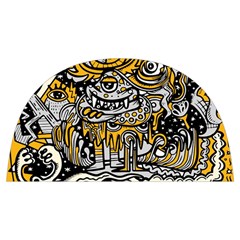 Crazy Abstract Doodle Social Doodle Drawing Style Anti Scalding Pot Cap by Hannah976