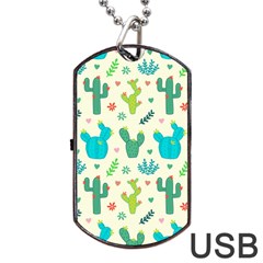 Space Patterns Dog Tag Usb Flash (two Sides) by Hannah976