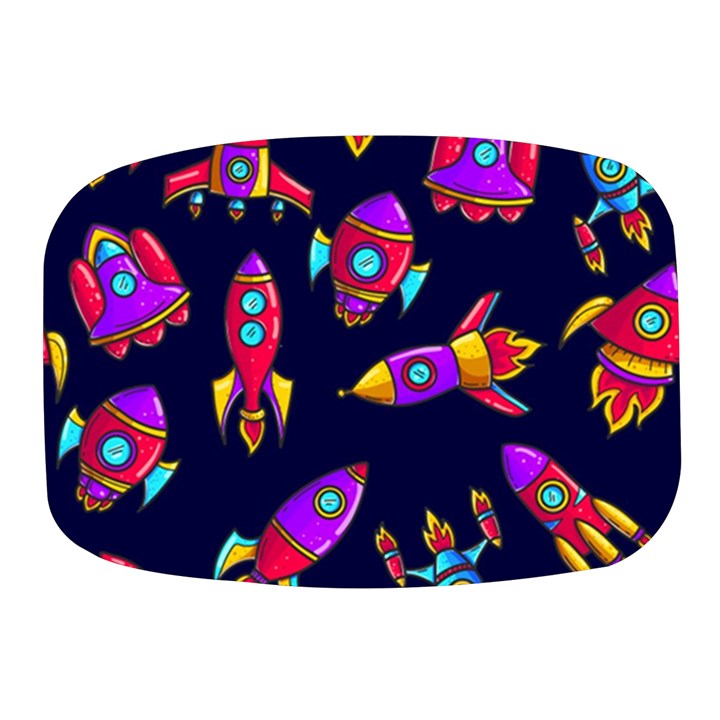 Space Patterns Mini Square Pill Box