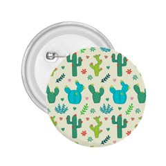 Cactus Succulents Floral Seamless Pattern 2 25  Buttons by Hannah976