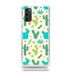 Cactus Succulents Floral Seamless Pattern Samsung Galaxy S20 6 2 Inch Tpu Uv Case by Hannah976