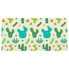 Cactus Succulents Floral Seamless Pattern Banner And Sign 8  X 4  by Hannah976