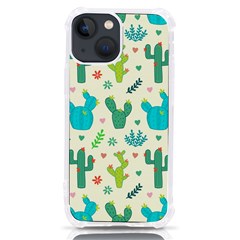 Cactus Succulents Floral Seamless Pattern Iphone 13 Mini Tpu Uv Print Case by Hannah976