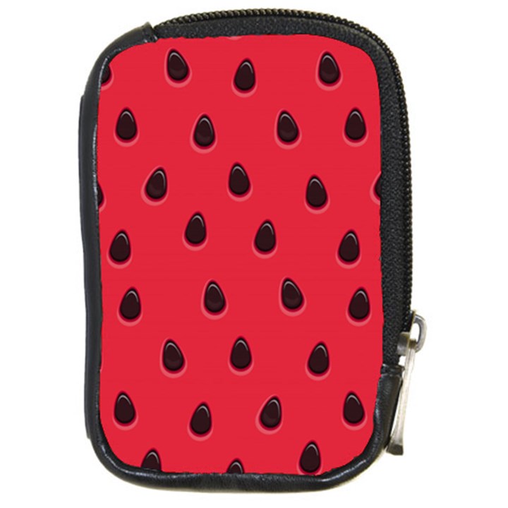 Seamless Watermelon Surface Texture Compact Camera Leather Case