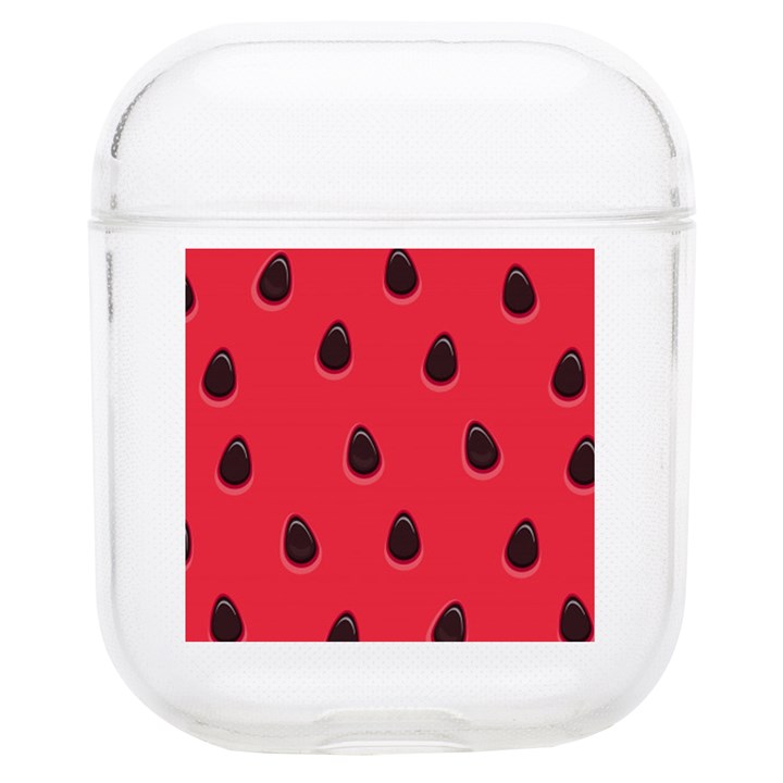 Seamless Watermelon Surface Texture Soft TPU AirPods 1/2 Case