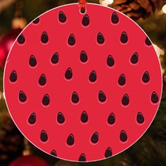 Seamless Watermelon Surface Texture Uv Print Acrylic Ornament Round by Hannah976