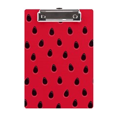 Seamless Watermelon Surface Texture A5 Acrylic Clipboard by Hannah976