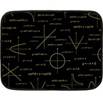 Abstract Math Pattern Two Sides Fleece Blanket (Mini) 35 x27  Blanket Front