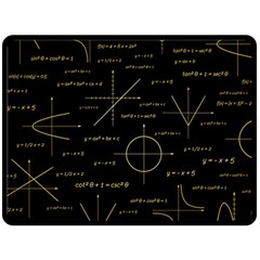 Abstract Math Pattern Two Sides Fleece Blanket (large) by Hannah976