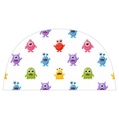 Seamless Pattern Cute Funny Monster Cartoon Isolated White Background Anti Scalding Pot Cap by Hannah976