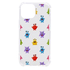 Seamless Pattern Cute Funny Monster Cartoon Isolated White Background Iphone 13 Mini Tpu Uv Print Case by Hannah976