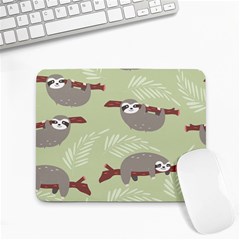 Sloths Pattern Design Small Mousepad by Hannah976