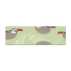 Sloths Pattern Design Sticker (bumper) by Hannah976