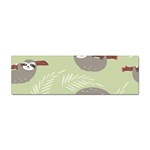 Sloths Pattern Design Sticker Bumper (100 pack) Front