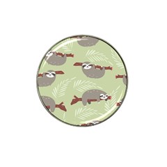 Sloths Pattern Design Hat Clip Ball Marker (4 Pack) by Hannah976