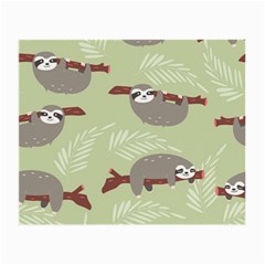 Sloths Pattern Design Small Glasses Cloth (2 Sides) by Hannah976