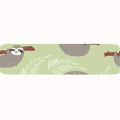 Sloths Pattern Design Large Bar Mat by Hannah976