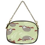 Sloths Pattern Design Chain Purse (One Side) Front